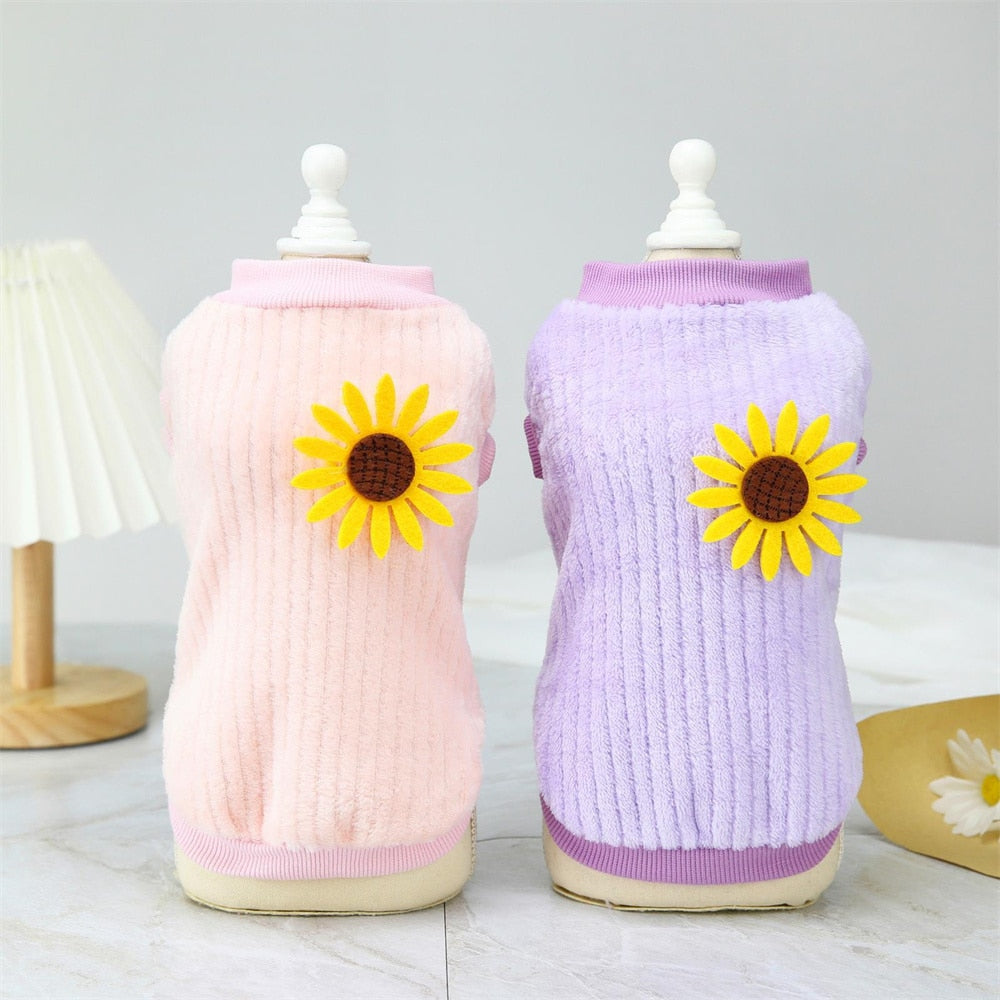 Sunflower Clothes for Cats