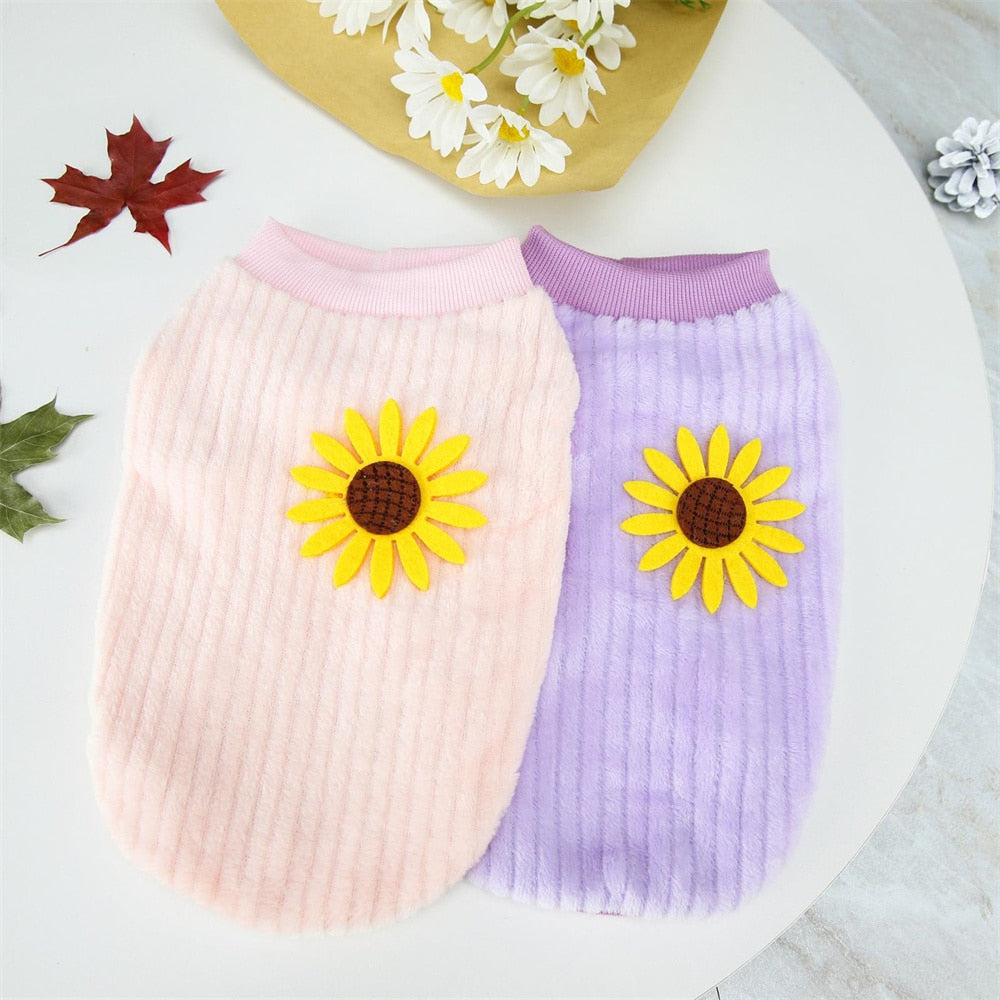 Sunflower Clothes for Cats