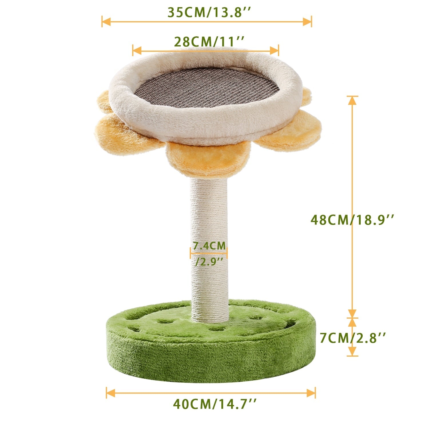 Sunflower Scratching Post