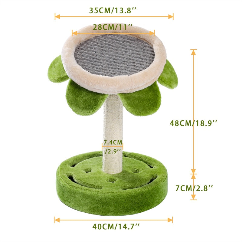 Sunflower Scratching Post