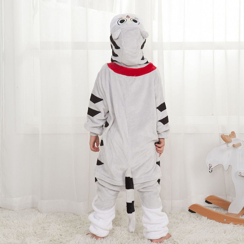 Tabby Cat Kids Kigurumi