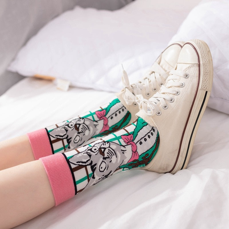 Tabby Cat Socks