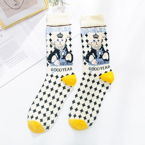 Tabby Cat Socks