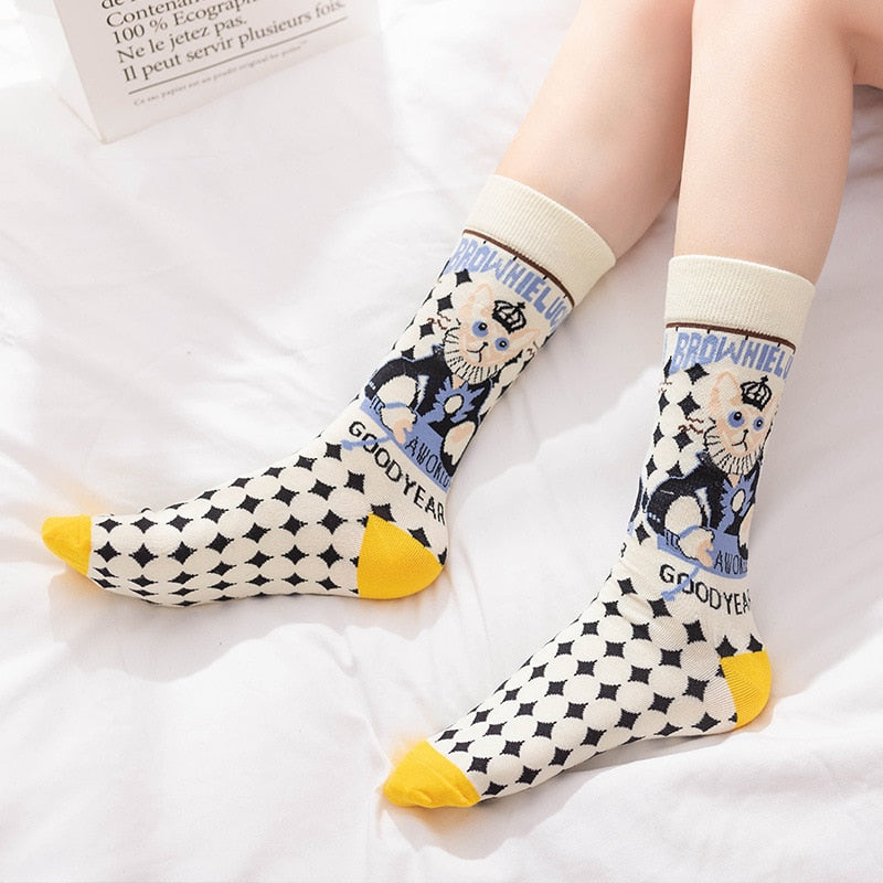 Tabby Cat Socks