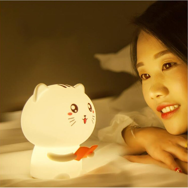 Talking Cat Lamp Light