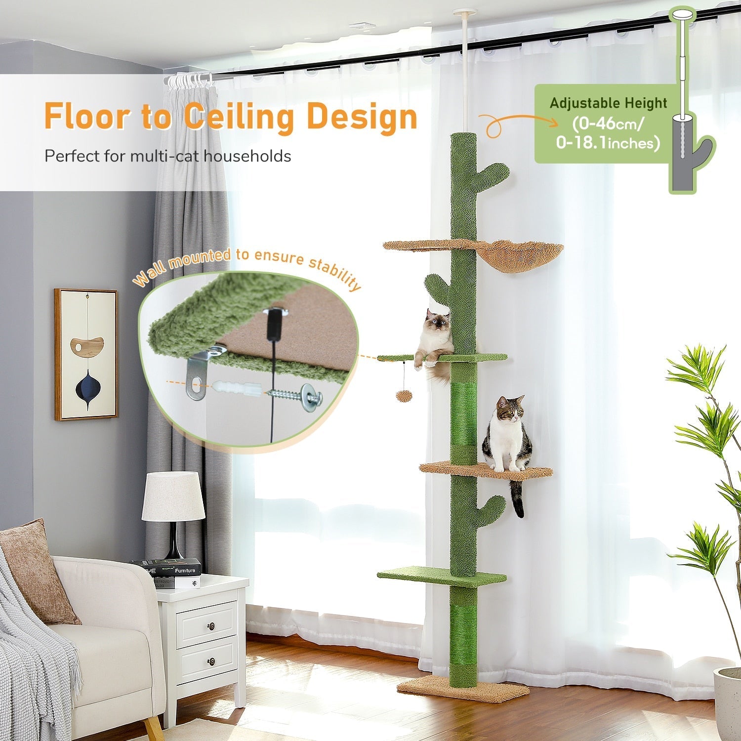 Tall Cat Scratching Post