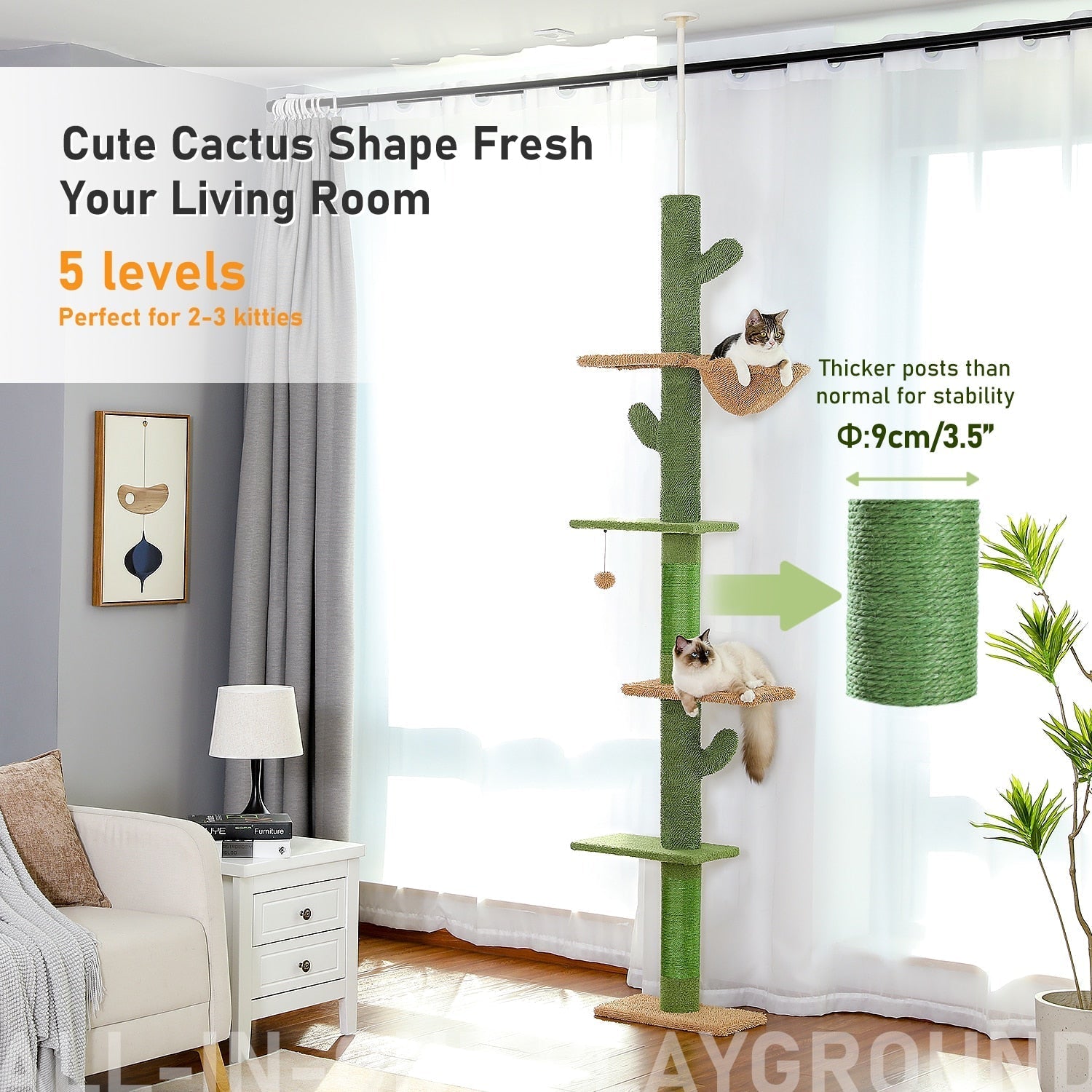 Tall Cat Scratching Post