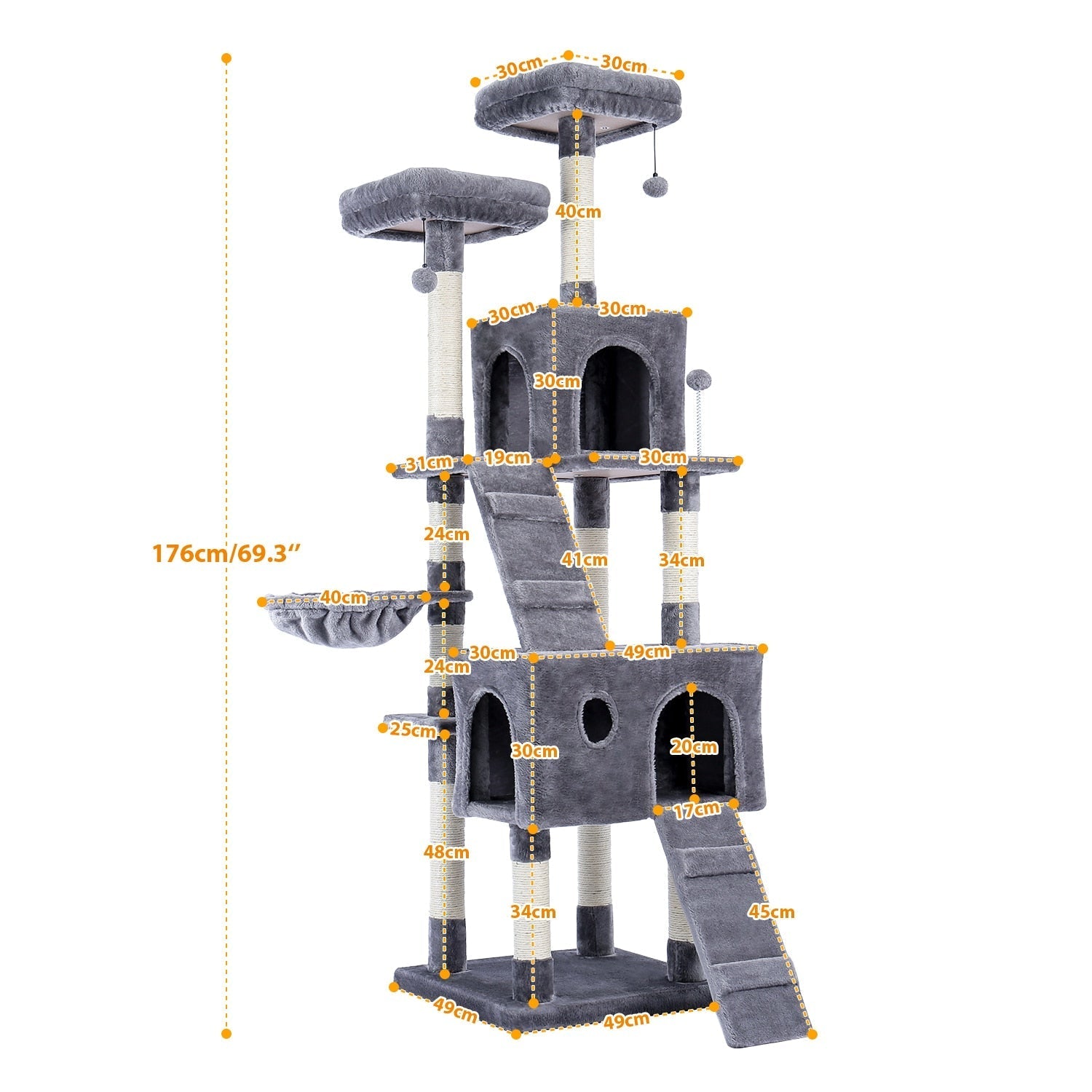 Tall Modern Cat Tree