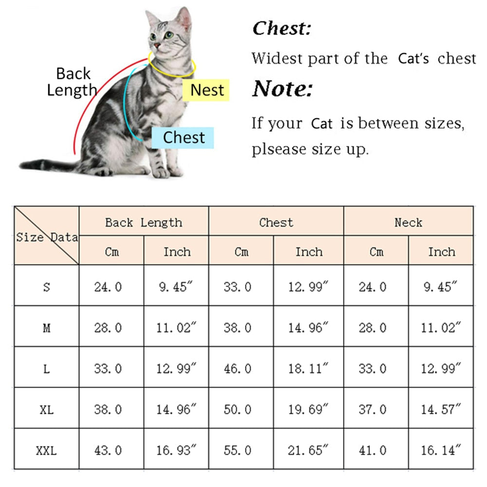 Thick Warm Clothes for Cats