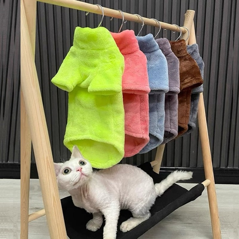 Thick Winter Cat Clothes