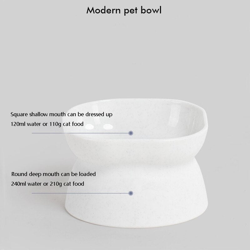 Tilted Cat Bowl
