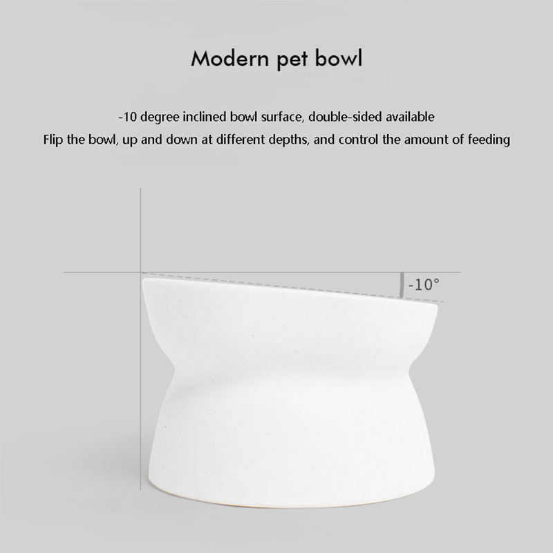 Tilted Cat Bowl