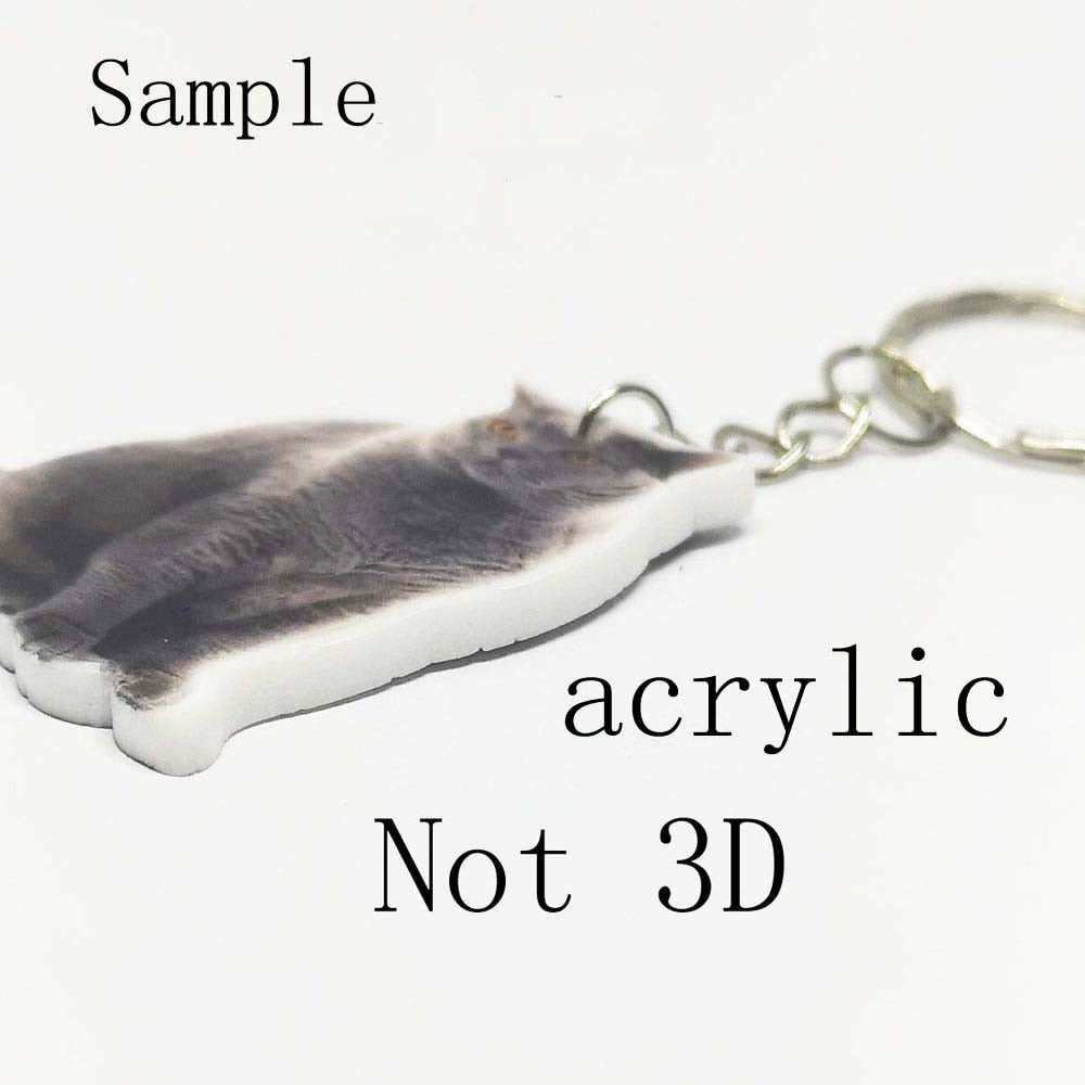 Tuxedo Cat Keychain