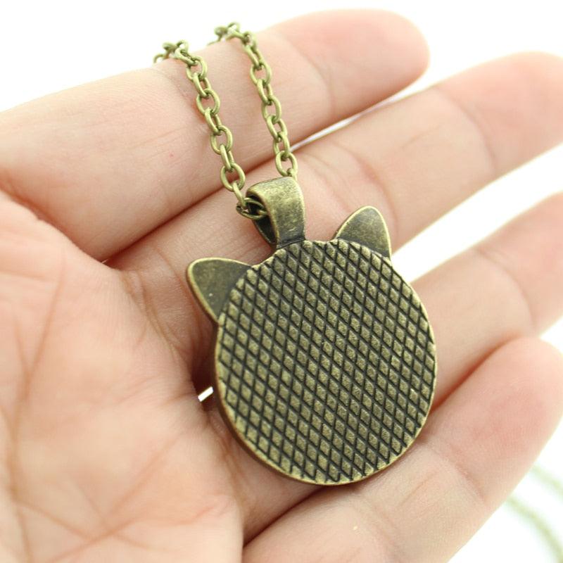 Tuxedo Cat Necklace