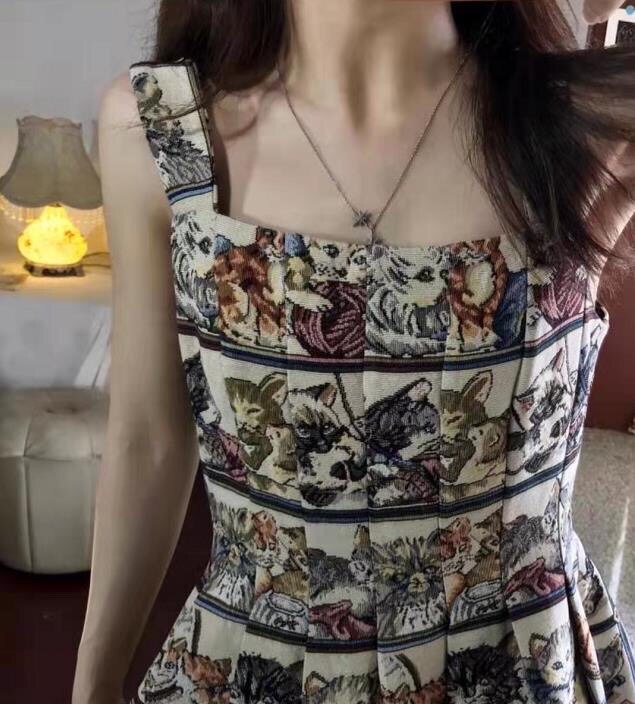 Vintage Cat Dress