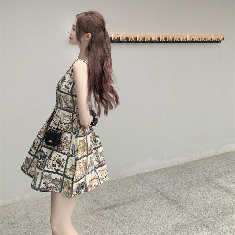 Vintage Cat Dress