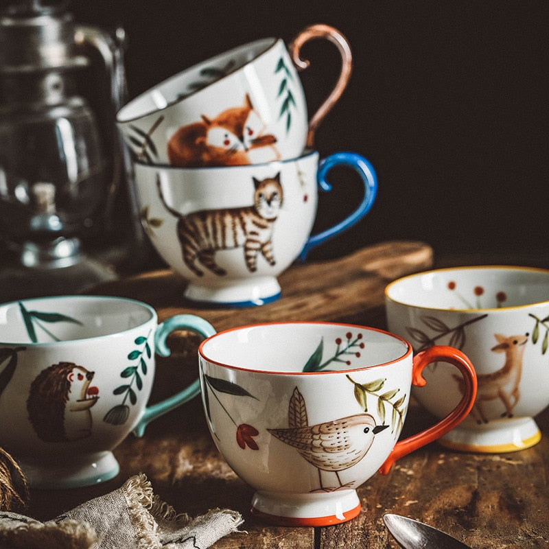 Vintage Cat Mug