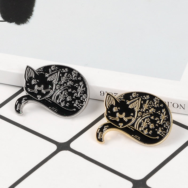 Vintage cat pins