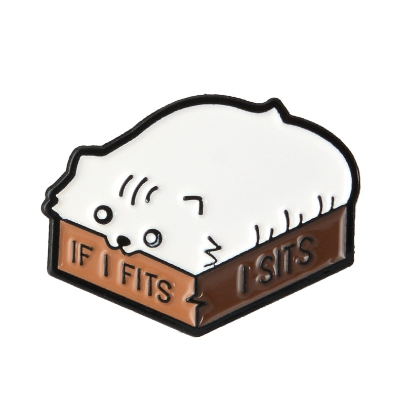 Vintage cat pins