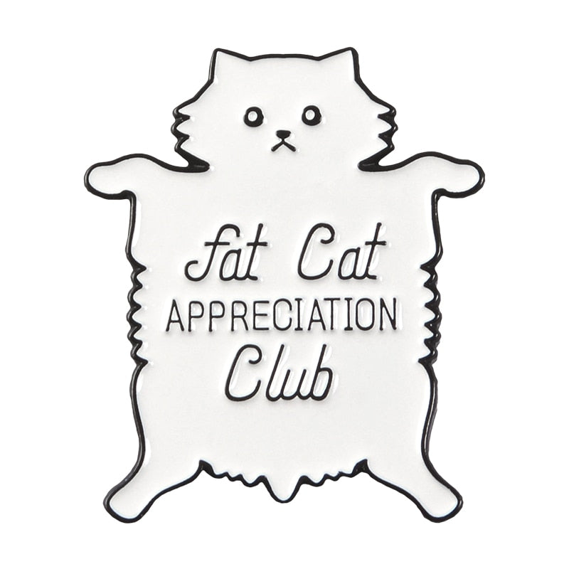 Vintage cat pins