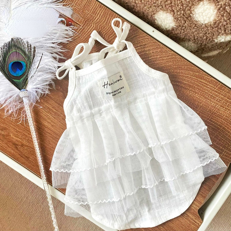 White Cat Dress