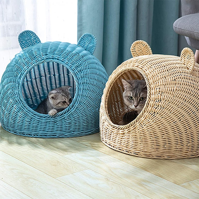 Wicker Cat Bed