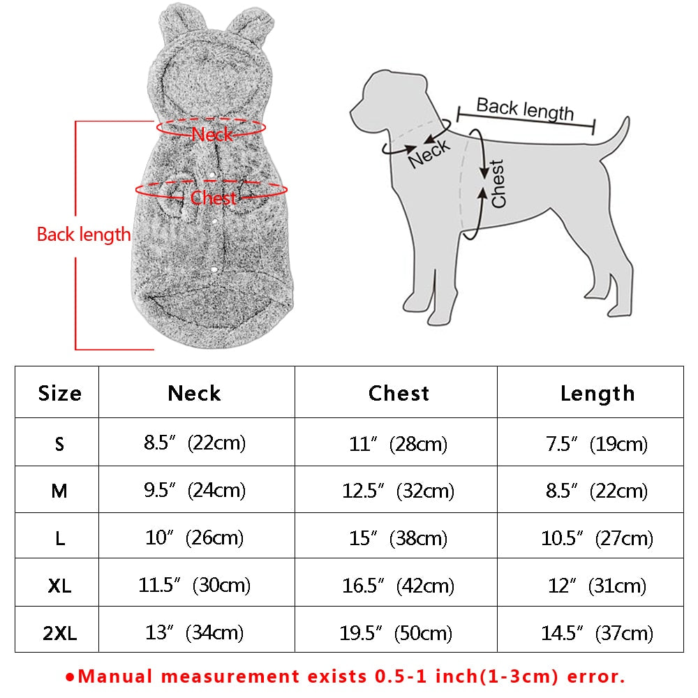 Winter Coat Cat Clothes