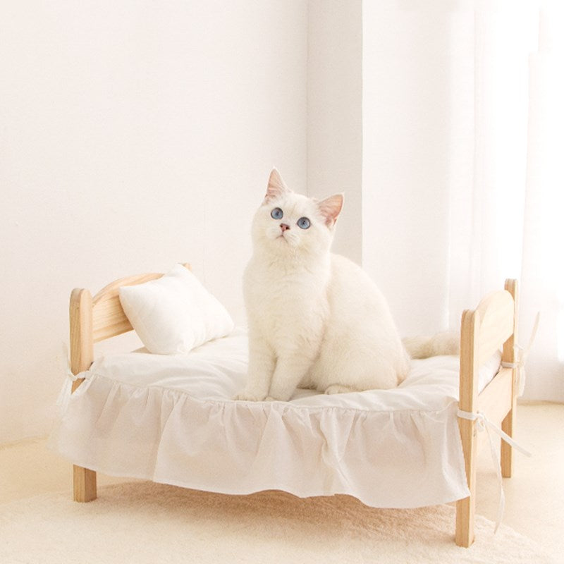 Wooden Cat Bed