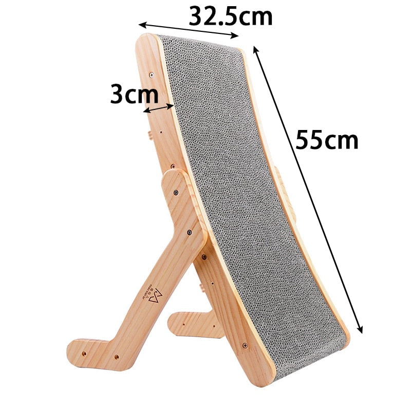 Wooden Cat Scratch Post