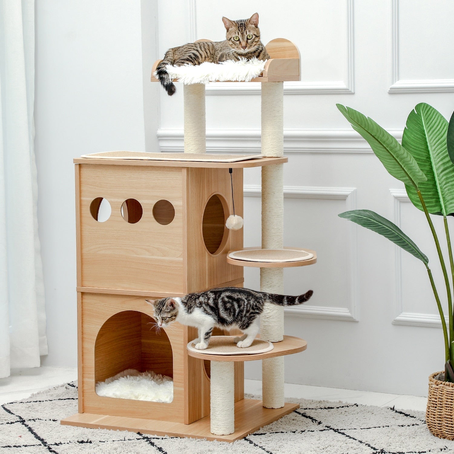 Wooden Cat Tree