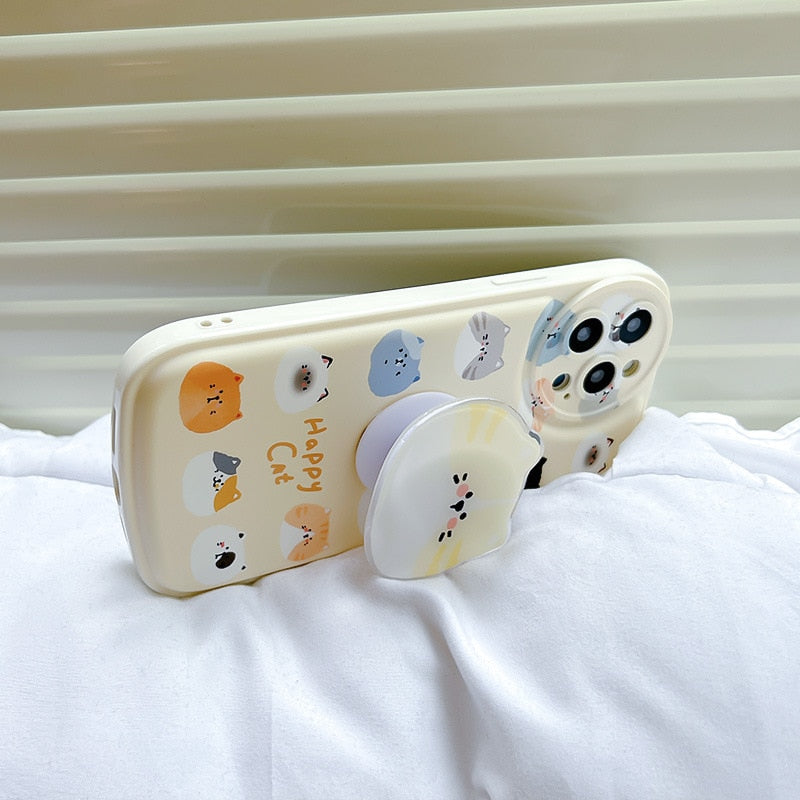 Yellow iPhone Cat Phone Case