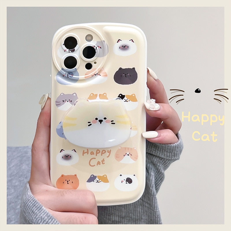 Yellow iPhone Cat Phone Case